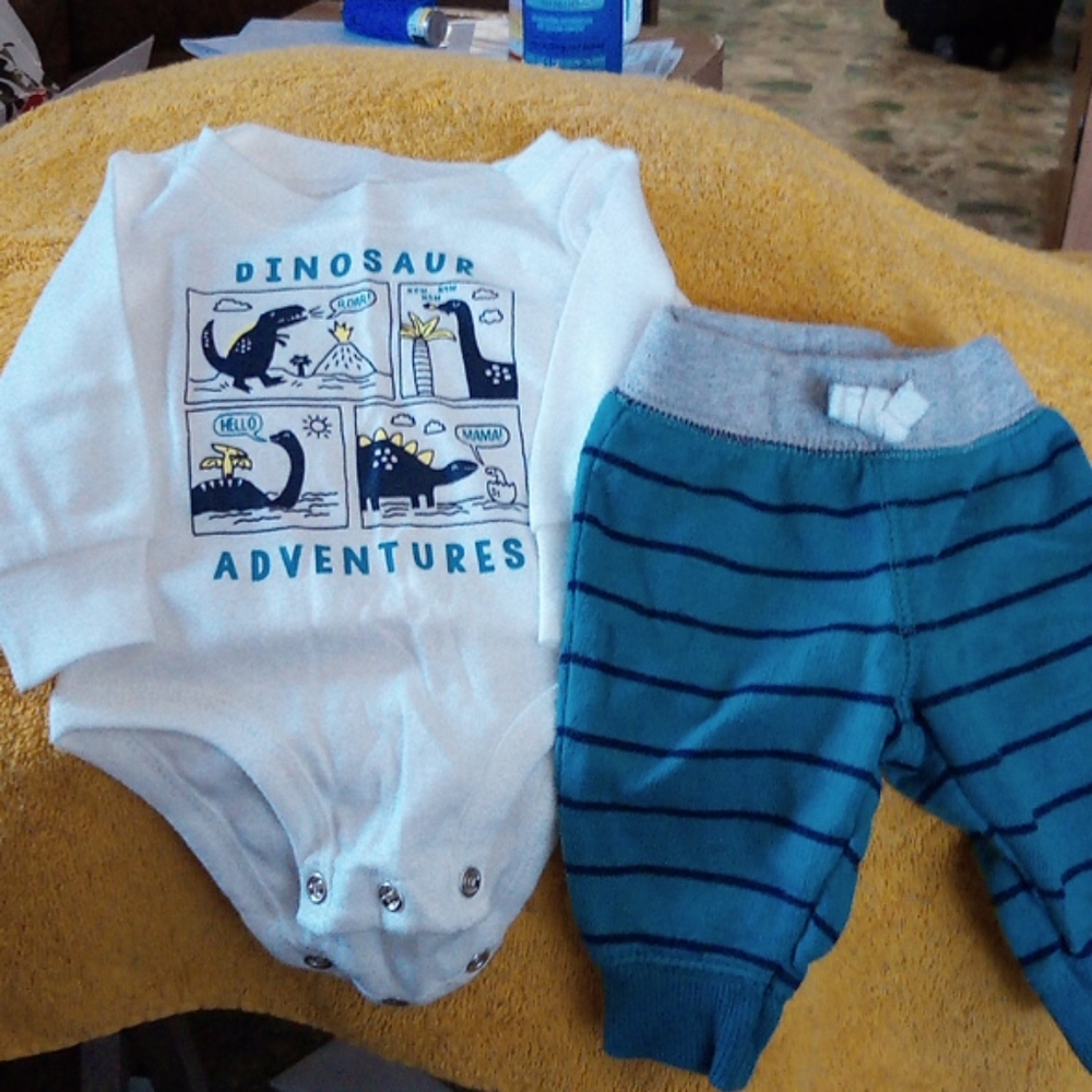 Carter's onesie and pants
